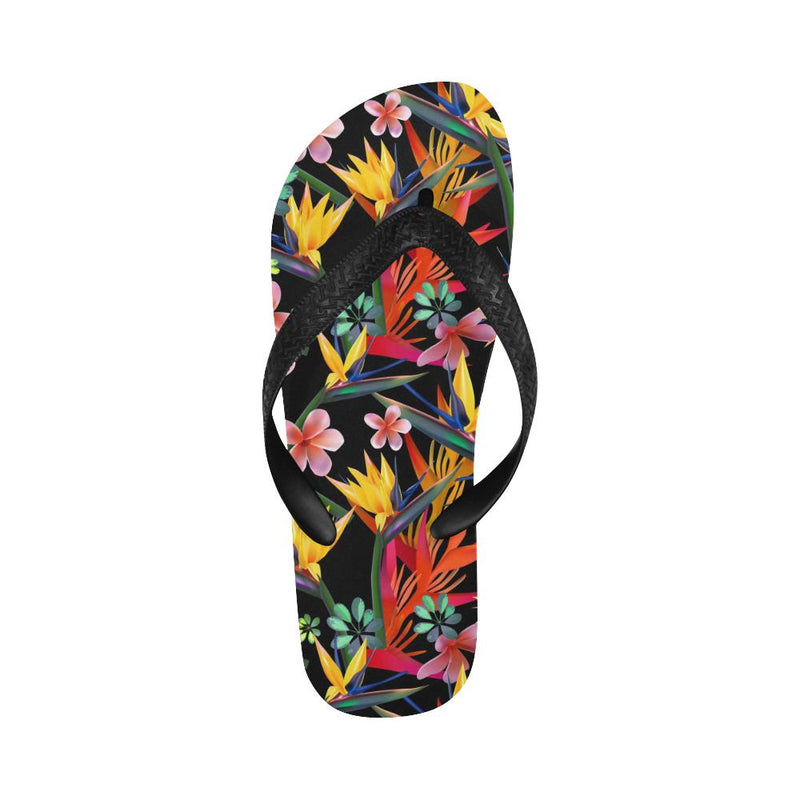 Tropical Flower Pattern Print Design TF015 Flip Flops-JorJune