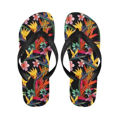 Tropical Flower Pattern Print Design TF015 Flip Flops-JorJune