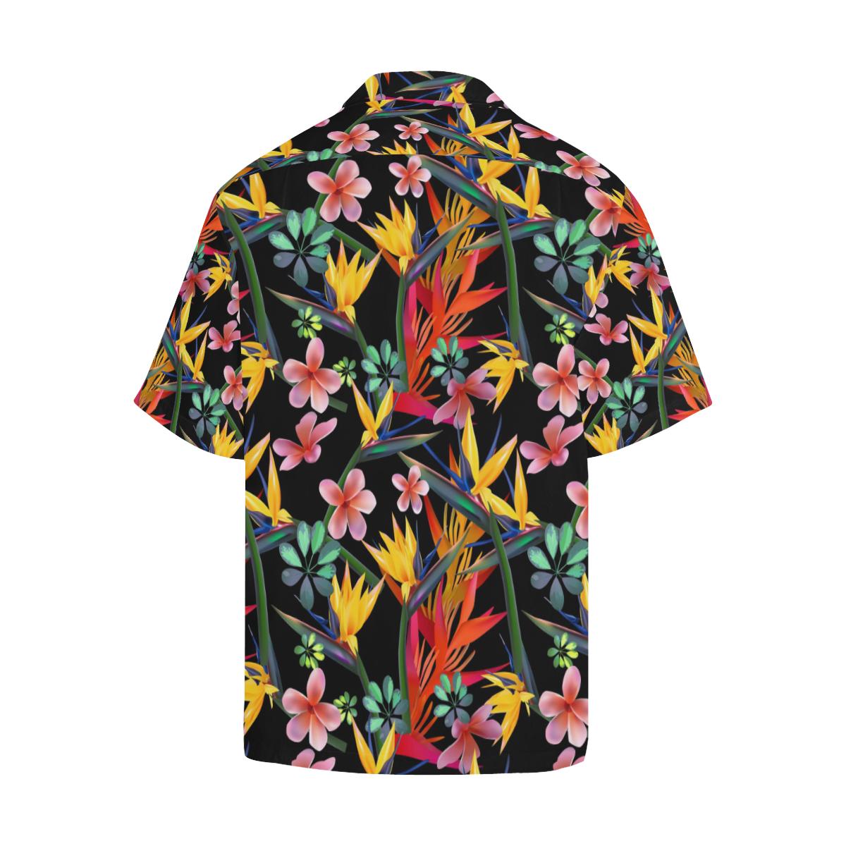 Tropical Flower Pattern Print Design TF015 Men Hawaiian Shirt-JorJune