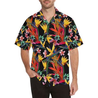 Tropical Flower Pattern Print Design TF015 Men Hawaiian Shirt-JorJune