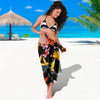 Tropical Flower Pattern Print Design TF015 Sarong Pareo Wrap-JORJUNE.COM