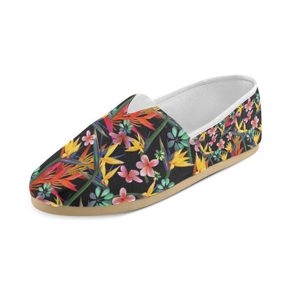 Tropical Flower Pattern Print Design TF015 Women Casual Shoes-JorJune.com