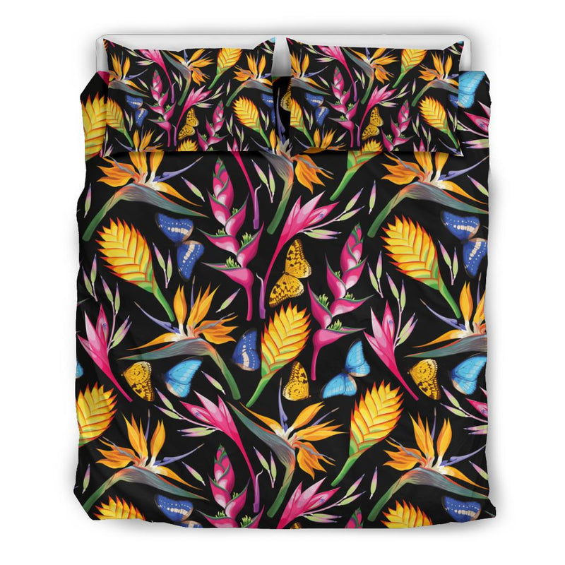 Tropical Flower Pattern Print Design TF016 Duvet Cover Bedding Set-JORJUNE.COM