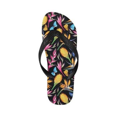 Tropical Flower Pattern Print Design TF016 Flip Flops-JorJune