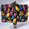 Tropical Flower Pattern Print Design TF016 Hooded Blanket-JORJUNE.COM