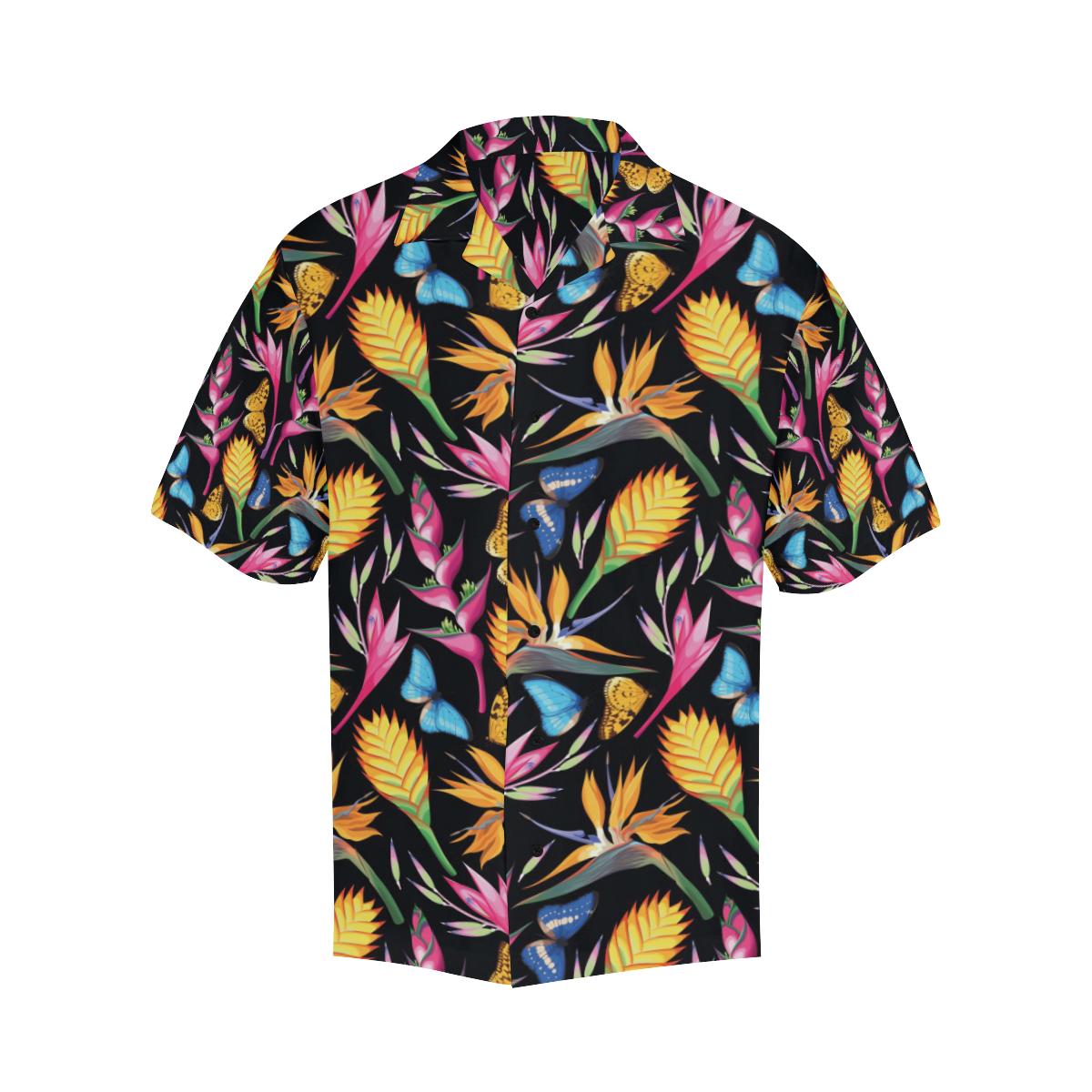 Tropical Flower Pattern Print Design TF016 Men Hawaiian Shirt-JorJune