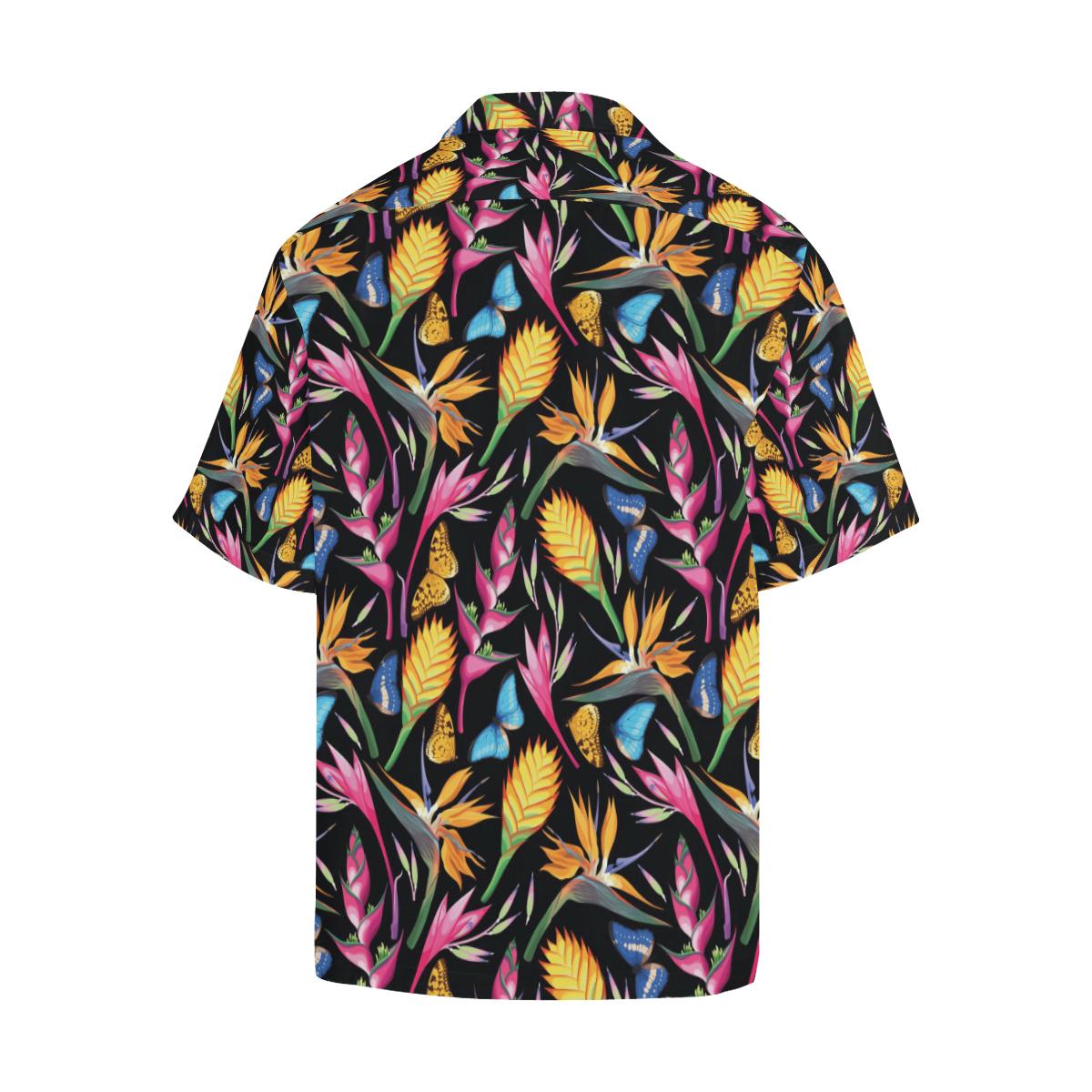 Tropical Flower Pattern Print Design TF016 Men Hawaiian Shirt-JorJune