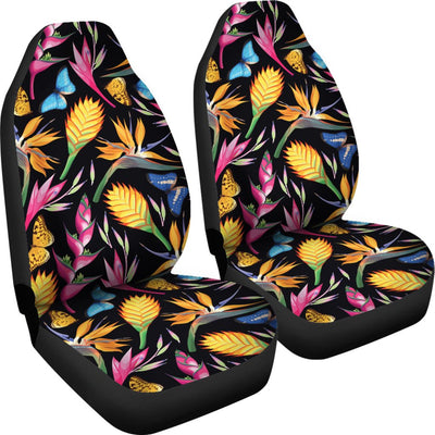 Tropical Flower Pattern Print Design TF016 Universal Fit Car Seat Covers-JorJune