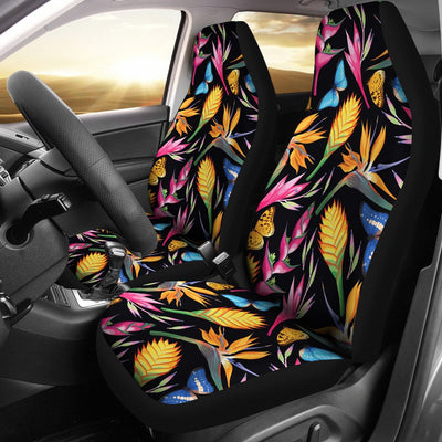 Tropical Flower Pattern Print Design TF016 Universal Fit Car Seat Covers-JorJune