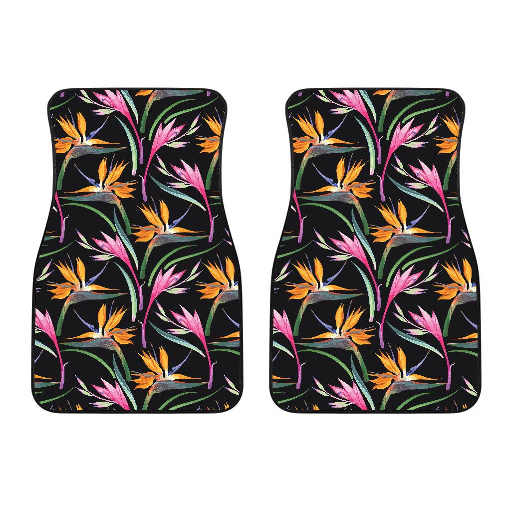 Tropical Flower Pattern Print Design TF017 Car Floor Mats-JORJUNE.COM
