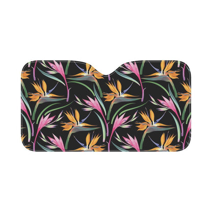 Tropical Flower Pattern Print Design TF017 Car Sun Shade-JorJune