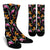 Tropical Flower Pattern Print Design TF017 Crew Socks-JORJUNE.COM