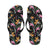 Tropical Flower Pattern Print Design TF017 Flip Flops-JorJune