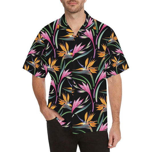 Tropical Flower Pattern Print Design TF017 Men Hawaiian Shirt-JorJune