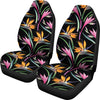 Tropical Flower Pattern Print Design TF017 Universal Fit Car Seat Covers-JorJune