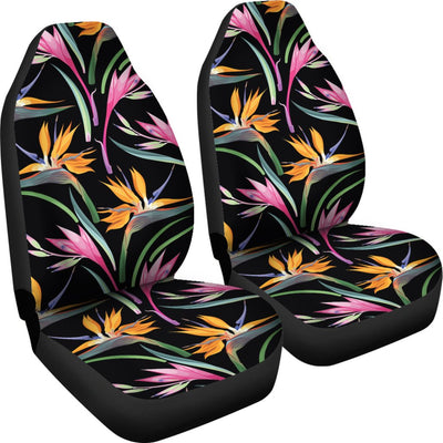 Tropical Flower Pattern Print Design TF017 Universal Fit Car Seat Covers-JorJune