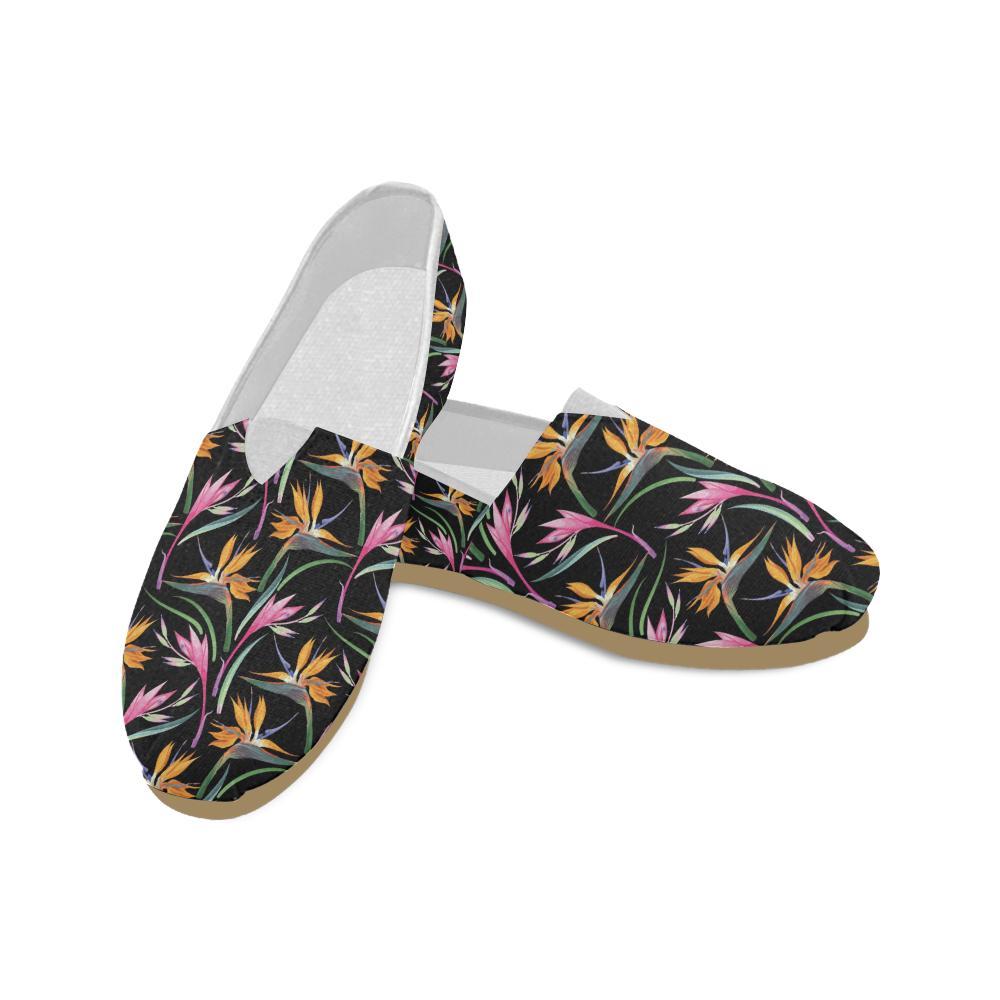 Tropical Flower Pattern Print Design TF017 Women Casual Shoes-JorJune.com