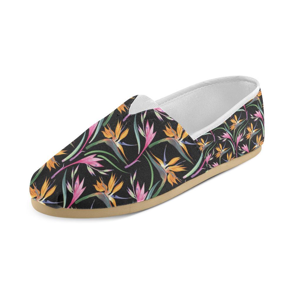 Tropical Flower Pattern Print Design TF017 Women Casual Shoes-JorJune.com