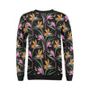 Tropical Flower Pattern Print Design TF017 Women Long Sleeve Sweatshirt-JorJune