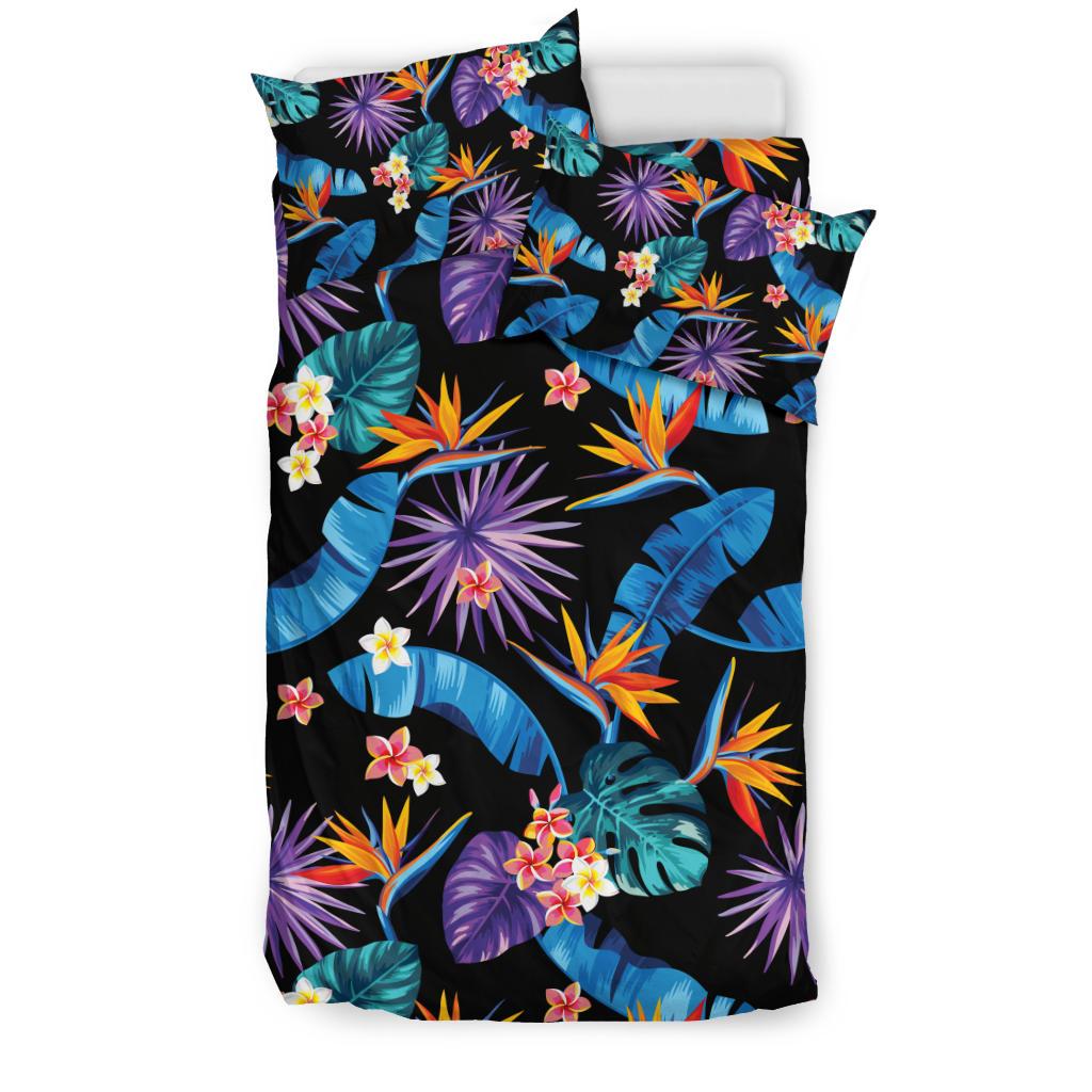 Tropical Flower Pattern Print Design TF018 Duvet Cover Bedding Set-JORJUNE.COM