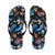 Tropical Flower Pattern Print Design TF018 Flip Flops-JorJune