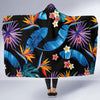 Tropical Flower Pattern Print Design TF018 Hooded Blanket-JORJUNE.COM