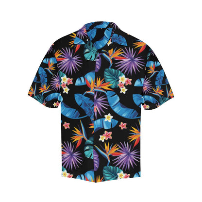 Tropical Flower Pattern Print Design TF018 Men Hawaiian Shirt-JorJune