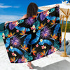 Tropical Flower Pattern Print Design TF018 Sarong Pareo Wrap-JORJUNE.COM