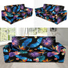 Tropical Flower Pattern Print Design TF018 Sofa Slipcover-JORJUNE.COM