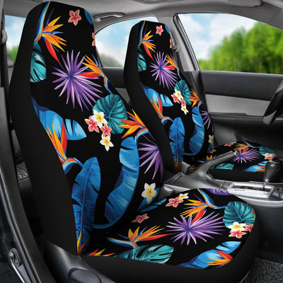Tropical Flower Pattern Print Design TF018 Universal Fit Car Seat Covers-JorJune