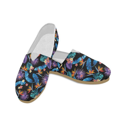 Tropical Flower Pattern Print Design TF018 Women Casual Shoes-JorJune.com