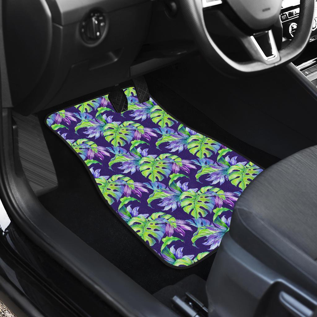 Tropical Flower Pattern Print Design TF019 Car Floor Mats-JORJUNE.COM