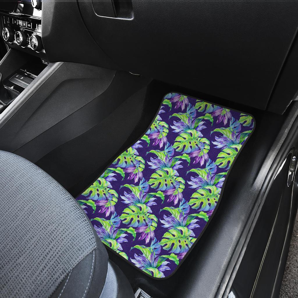 Tropical Flower Pattern Print Design TF019 Car Floor Mats-JORJUNE.COM