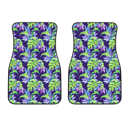 Tropical Flower Pattern Print Design TF019 Car Floor Mats-JORJUNE.COM