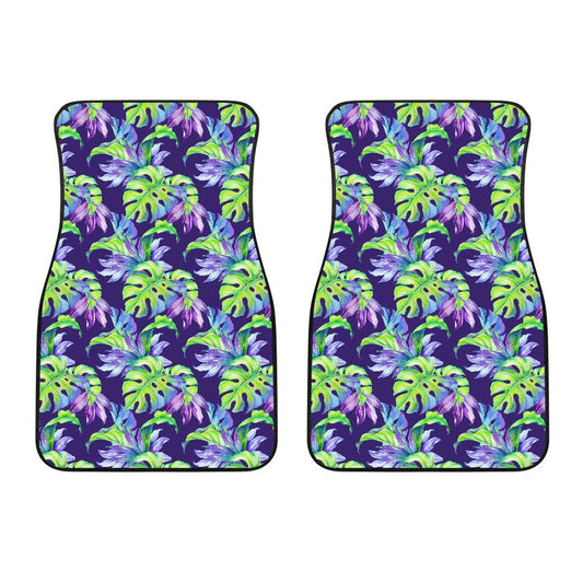 Tropical Flower Pattern Print Design TF019 Car Floor Mats-JORJUNE.COM