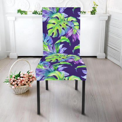 Tropical Flower Pattern Print Design TF019 Dining Chair Slipcover-JORJUNE.COM