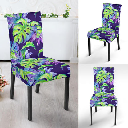 Tropical Flower Pattern Print Design TF019 Dining Chair Slipcover-JORJUNE.COM