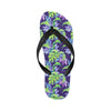 Tropical Flower Pattern Print Design TF019 Flip Flops-JorJune