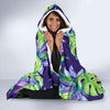 Tropical Flower Pattern Print Design TF019 Hooded Blanket-JORJUNE.COM