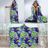 Tropical Flower Pattern Print Design TF019 Hooded Blanket-JORJUNE.COM