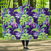 Tropical Flower Pattern Print Design TF019 Hooded Blanket-JORJUNE.COM