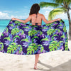 Tropical Flower Pattern Print Design TF019 Sarong Pareo Wrap-JORJUNE.COM