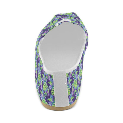 Tropical Flower Pattern Print Design TF019 Women Casual Shoes-JorJune.com