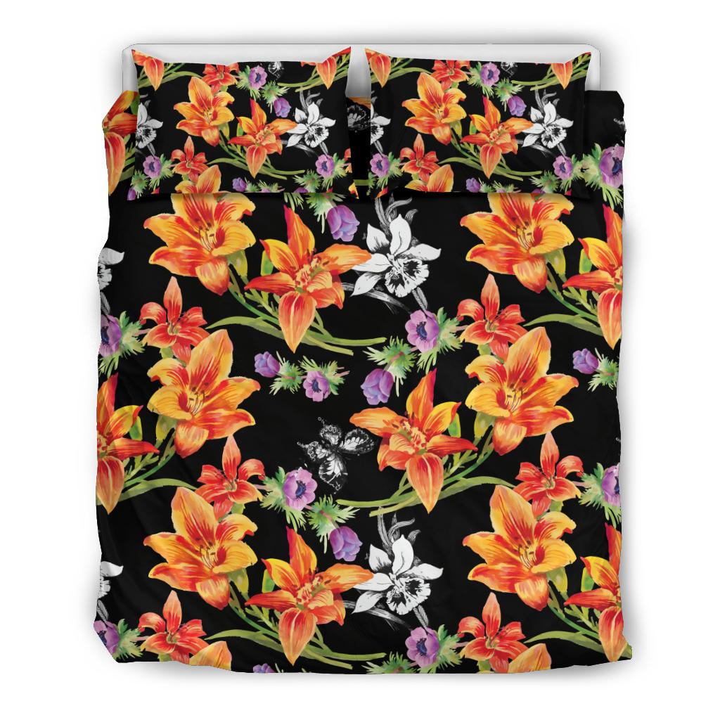 Tropical Flower Pattern Print Design TF02 Duvet Cover Bedding Set-JORJUNE.COM