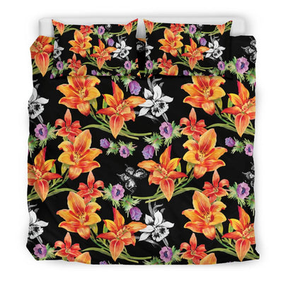 Tropical Flower Pattern Print Design TF02 Duvet Cover Bedding Set-JORJUNE.COM