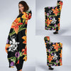 Tropical Flower Pattern Print Design TF02 Hooded Blanket-JORJUNE.COM