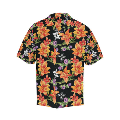 Tropical Flower Pattern Print Design TF02 Men Hawaiian Shirt-JorJune