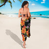 Tropical Flower Pattern Print Design TF02 Sarong Pareo Wrap-JORJUNE.COM