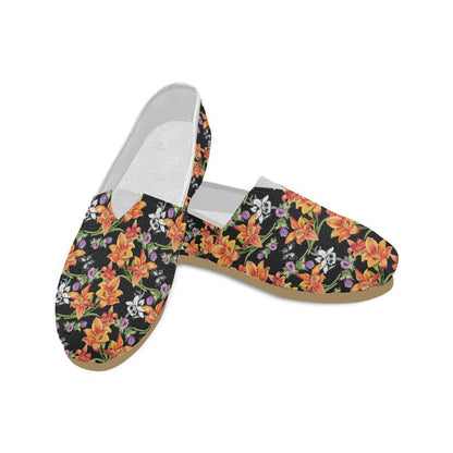 Tropical Flower Pattern Print Design TF02 Women Casual Shoes-JorJune.com