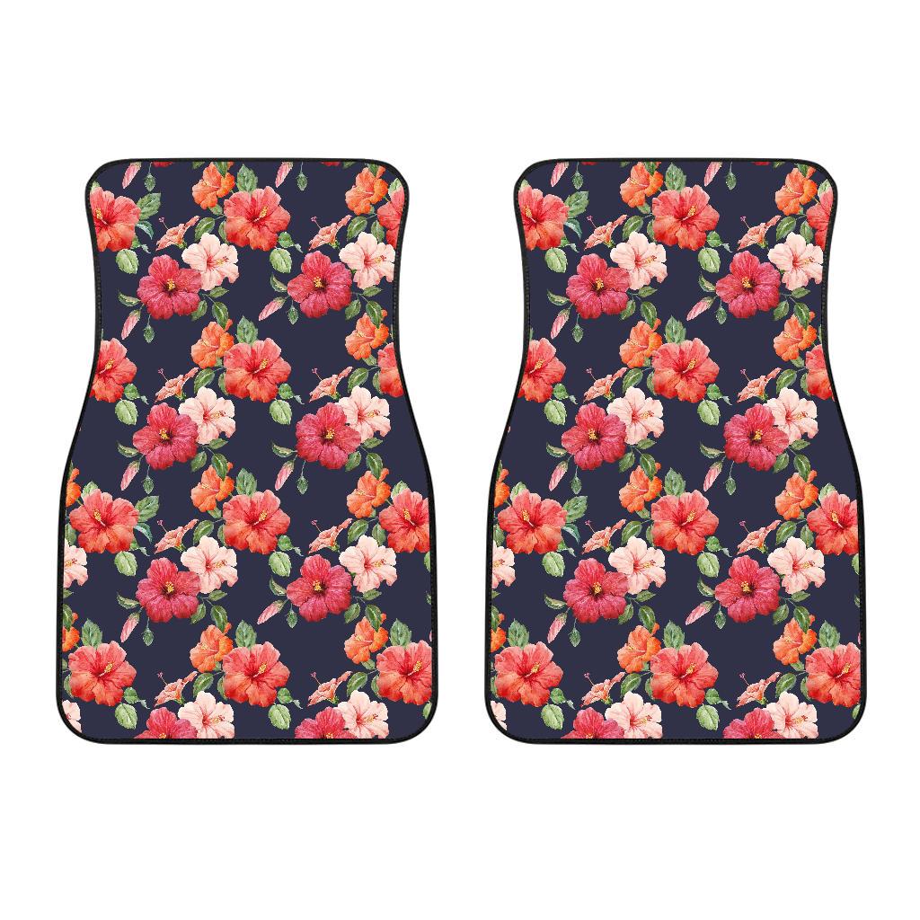 Tropical Flower Pattern Print Design TF020 Car Floor Mats-JORJUNE.COM